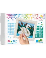 Креативен комплект с рамка и пиксели Pixelhobby - XL, Лебед -1