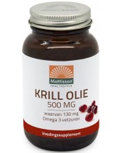 Krill Oil, 500 mg, 60 капсули, Mattisson Healthstyle -1