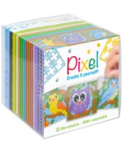 Креативен куб с пиксели Pixelhobby - Pixel Classic, Птици