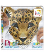 Креативен комплект с пиксели Pixelhobby - Леопард -1