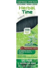 Herbal Time Оцветяваща крем-къна, 07 Натурално черен, 75 ml -1