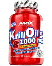 Krill Oil, 1000 mg, 60 капсули, Amix -1