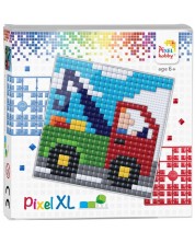 Креативен комплект с пиксели Pixelhobby - XL, Камион с кран -1