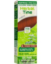 Herbal Time Оцветяваща крем-къна, 08 Огнено червен, 75 ml -1