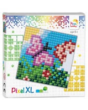 Креативен комплект с пиксели Pixelhobby - XL, Пеперуда -1