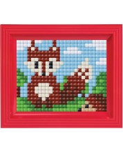 Креативен комплект с рамка и пиксели Pixelhobby - XL, Лисица -1