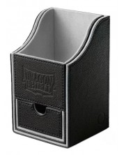 Кутия за карти Dragon Shield Nest Box - Black/Light Grey (100+ бр.)