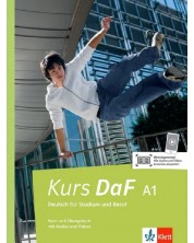 Kurs (DaF) A1 Deutsch für Studium und Beruf Kurs- und Übungsbuch mit Audios und Videos / Немски език - ниво A1: Учебник и тетрадка -1