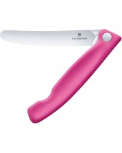 Кухненски сгъваем нож Victorinox - Swiss Classic, 11 сm, розов -1