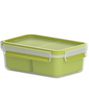 Кутия за храна Tefal - Clip & Go, K3100512, 1 L, зелена