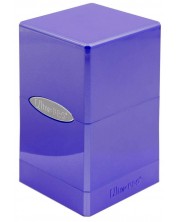 Кутия за карти Ultra Pro Hi-Gloss Satin Tower - Amethyst (100+ бр.)