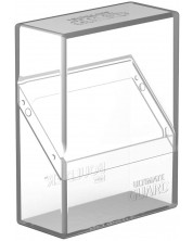 Кутия за карти Ultimate Guard Boulder Deck Case Standard Size - Clear (40 бр.) -1