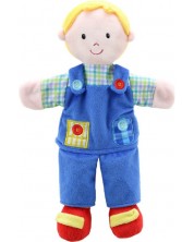 Кукла за куклен театър The Puppet Company - Момче със синя дреха, 38 cm -1