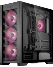 Кутия ASUS - TUF Gaming GT302 RGB, mid tower, черна/прозрачна -1