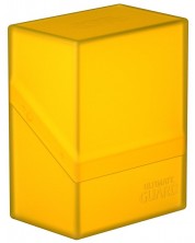 Кутия за карти Ultimate Guard Boulder Deck Case - Standard Size, жълта (60 бр.)