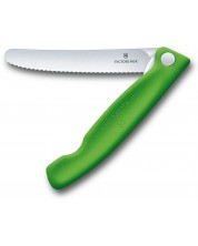 Кухненски сгъваем нож Victorinox - Swiss Classic, 11 cm, зелен -1