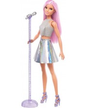 Кукла Mattel Barbie - Поп звезда с микрофон със стойка