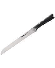 Кухненски нож за хляб Tefal - Ingenio Ice Force, 20 cm, черен