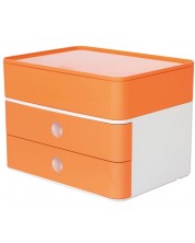 Кутия с 2 чекмеджета Han - Allison smart plus, оранжева -1