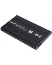 Кутия за твърд диск Makki -  External Case 2.5", SATA USB3.0, черна -1