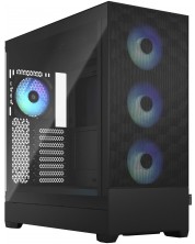 Кутия Fractal Design - Pop XL Air RGB, full tower, черна/прозрачна -1
