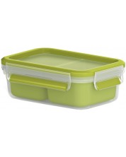Kутия за храна Tefal - Clip & Go, K3100612, 550 ml, зелена -1