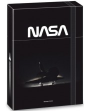 Кутия с ластик Ars Una NASA - Черна, А4
