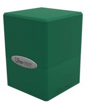 Кутия за карти Ultra Pro Satin Cube - Forest Green (100+ бр.) -1