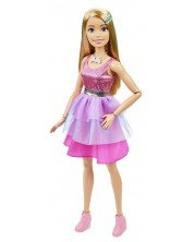 Кукла Barbie - С розова рокля, 71 cm -1