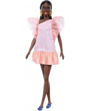 Кукла Barbie Fashionistas - С прасковена парти рокля