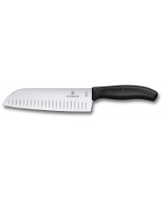 Кухненски нож сантоку Victorinox - Swiss Classic, 17 cm, черeн -1
