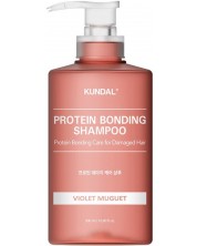 Kundal Protein Bonding Възстановяващ шампоан Violet Muguet, 500 ml