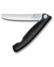 Кухненски сгъваем нож Victorinox - Swiss Classic, 11 cm, черен -1
