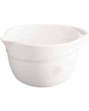 Купа за смесване Emile Henry - Mixing Bowl, 4.5 L, бяла -1