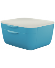 Кутия Leitz Cosy – 2 чекмеджета, синя