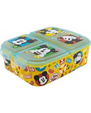 Кутия за храна Stor Mickey Mouse - С 3 отделения