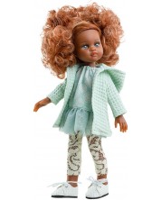 Кукла Paola Reina Amiga Funky - Нора, с рокля, горнище и дантелен клин, 32 cm -1