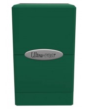 Кутия за карти Ultra Pro Satin Tower - Green (100+ бр.)