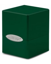 Кутия за карти Ultra Pro Satin Cube -  Hi-Gloss Emerald Green