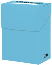 Кутия за карти Ultra Pro Deck Case Standard Size - Light Blue (80 бр.) -1