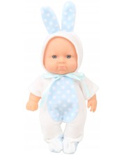 Кукла Moni Toys - С костюм на бяло зайче, 20 cm -1
