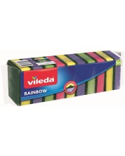 Кухненски гъби Vileda - Rainbow, 10 броя -1