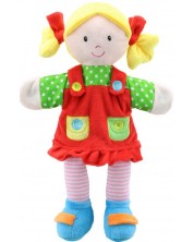 Кукла за куклен театър The Puppet Company - Момиче с червена дреха, 38 cm -1