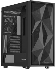 Кутия Genesis - DIAXID 605F, mid tower, черна/прозрачна -1