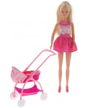 Кукла Simba Toys Steffi Love - Стефи, с количка и бебе, асортимент