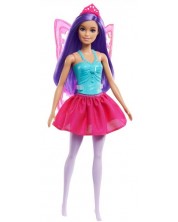 Кукла Barbie Dreamtopia - Барби приказна фея с крила, с лилава коса