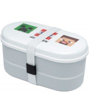 Кутия за храна Puckator - Minecraft, с прибори