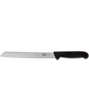 Кухненски нож за хляб Victorinox - Fibrox, 21 cm, черен -1
