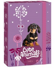Кутия с ластик Ars Una Cute Animals - A4, Puppy -1