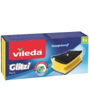 Кухненски гъби Vileda - Glitzi Plus, 3 броя -1